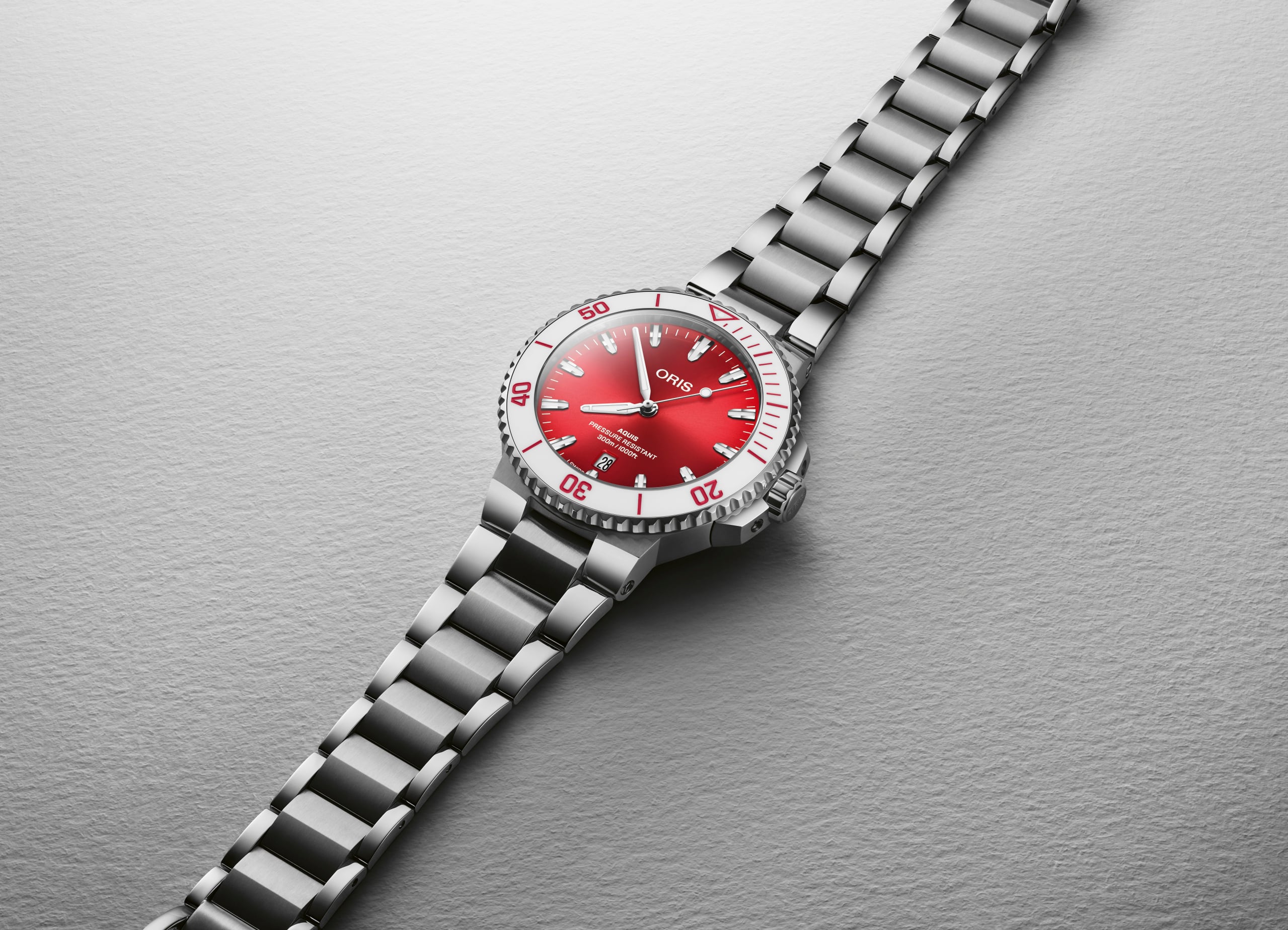 オリス(ORIS) アクイスデイト テイストオブサマー レッド 01 733 7787